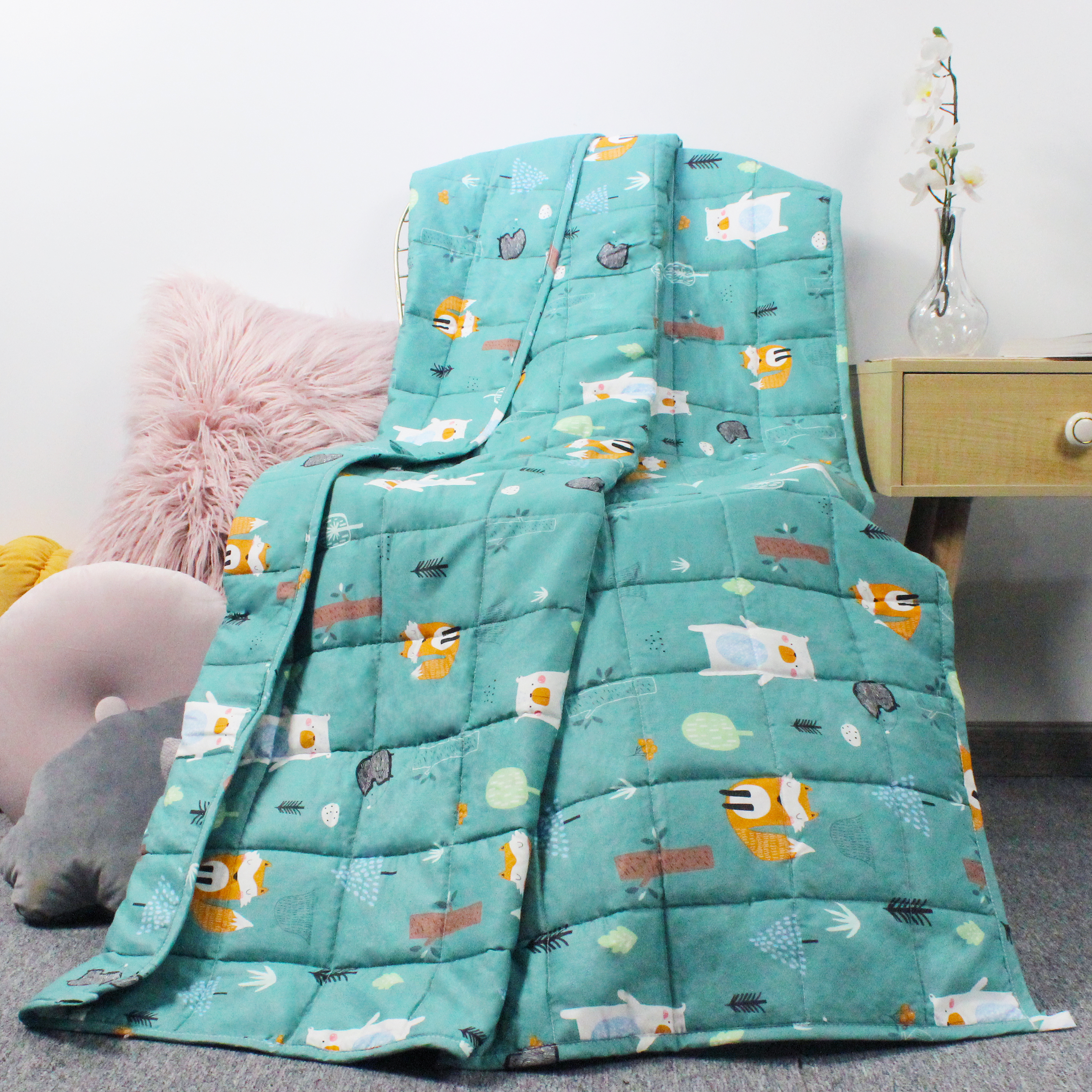 Factory Good Design Newest Sale 36*48 5lbs Weighted Blanket Cotton